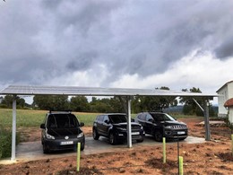 PERGOLA FOTOVOLTAICA  CASA RURAL MONFORTE